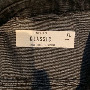 Topman grey jean jacket